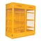 Vestil Yellow Cylinder Cabinet Horizontal 16 Cylinder Capacity CYL-H-16 - alternate 2